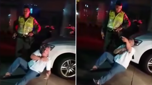 La gran Neymar: lo paró la policía manejando borracho y fingió una agresión para zafar