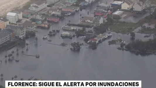 Florence: sigue el alerta por inundaciones