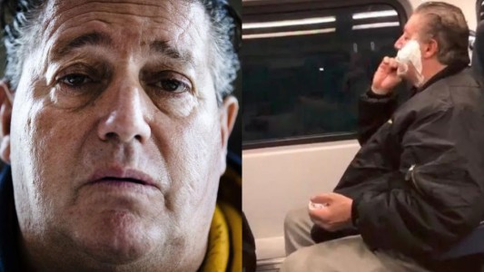 La triste historia detrás del video del hombre que se afeita en el tren: muchos se burlaron en las redes