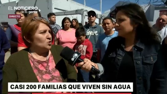 Hace dos años que están sin agua