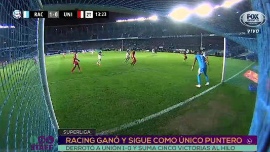Racing ganó y sigue como único puntero