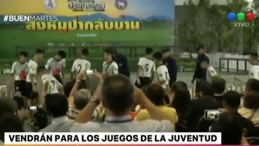 Los chicos rescatados en Tailandia vendrán para los Juegos Olímpicos de la Juventud