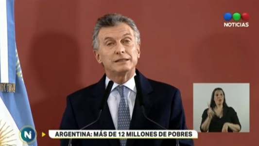 Macri, sobre el aumento de la pobreza: "No es una noticia fácil"