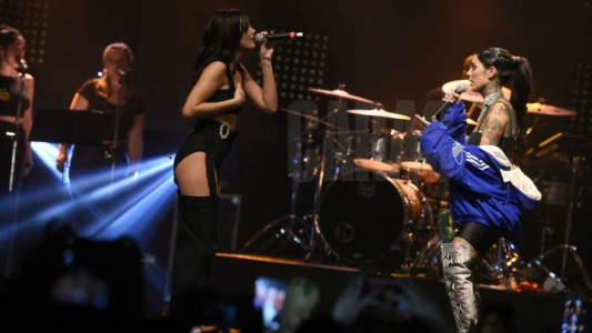 ¡Qué dupla!: Oriana Sabatini y Cande Tinelli cantaron juntas