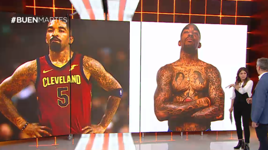 Polémica por un jugador de la NBA que se tatuó el logo de una marca