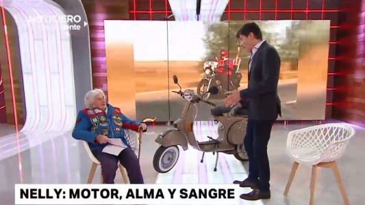 La motoviajera de 90 años a la que La Renga le dedicó un tema