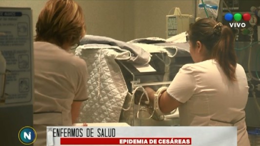 Enfermos de salud: epidemia de cesáreas