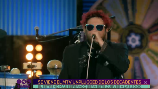 Se viene el MTV Unplugged de Los Decadentes
