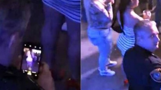 Escracharon a un policía que le sacaba fotos a la cola de una chica en un recital