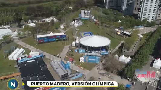 Puerto Madero se prepara para los Juegos Olímpicos de la Juventud