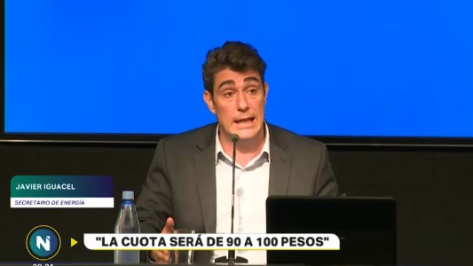 Javier Iguacel defendió el aumento del gas y dijo que el extra por mes será de $90 promedio