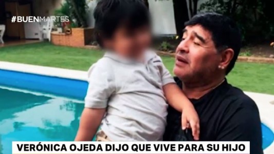 Maradona acciona contra Verónica Ojeda por la tenencia de su hijo Dieguito