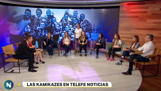 Las Kamikazes en Telefe Noticias