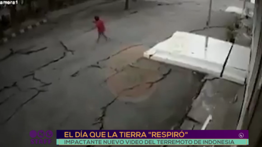 Impresionante video del terremoto en Indonesia
