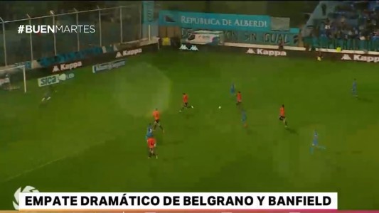 Dramático empate de Belgrano y Banfield