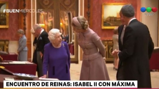 Encuentro de reinas: Isabel II con Máxima