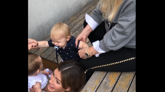 Mirko, flechado con Magnolia, la hija de la China Suárez y Benjamín Vicuña