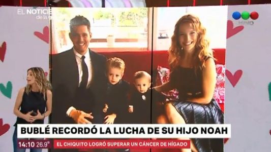 Michael Bublé se quebró en medio de una entrevista al hablar de su hijo Noah: "Mi vida entera se terminó"