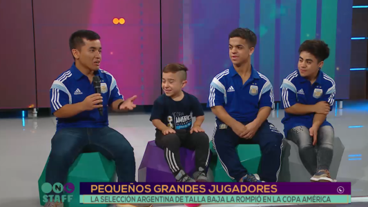 La Selección argentina de talla baja, subcampeona de América