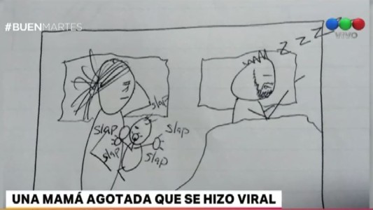 Una mamá agotada se hizo viral