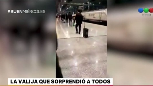 La valija-robot que sorprendió a todos