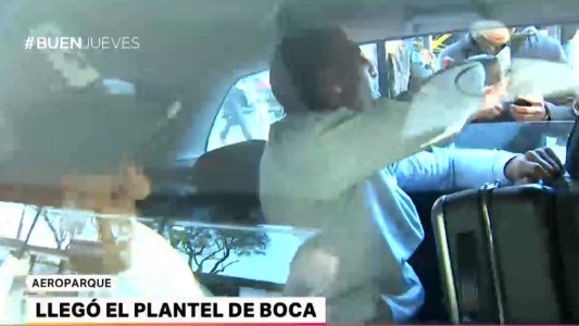 Llegó el plantel de Boca