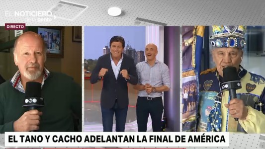 Superfinal Boca-River: el "Tano" y "Cacho"