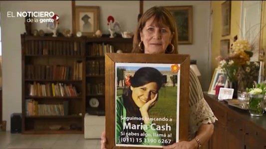 #Secuelas "La seguimos esperando": la lucha de la madre de María Cash