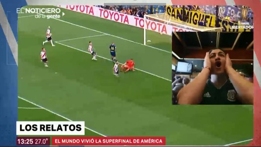 Impresionante: así relataron la primera superfinal entre Boca y River en el mundo