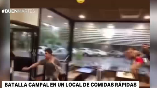 Batalla campal en un local de comidas rápidas tras la Superfinal