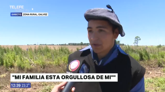 El drama del agua: la historia de Lautaro, el gaucho de Gálvez que se volvió viral