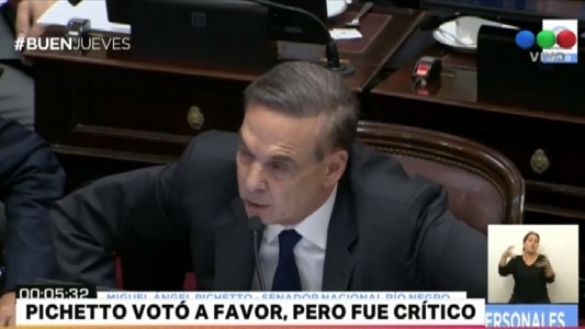 Pichetto: "No me gusta este Presupuesto, pero estamos en emergencia"