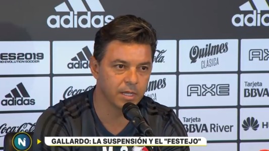 Confirmado: Gallardo no podrá estar en el banco en el Monumental para la "Superfinal"