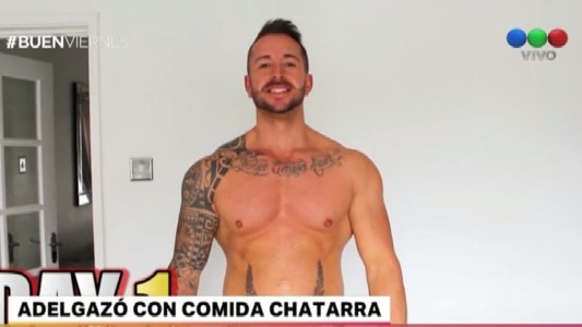 Adelgazó comiendo comida chatarra