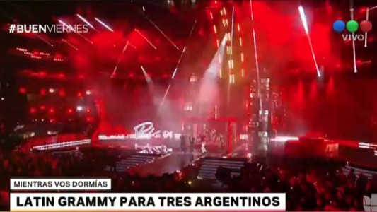 Latin Grammy 2018: tres argentinos encabezaron la lista de ganadores