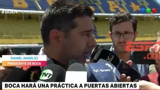 Boca hará una práctica a puertas abiertas