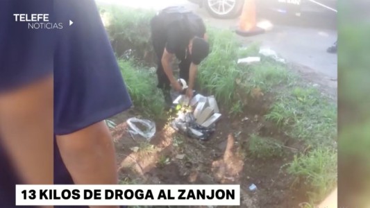 Rosario: eran perseguidos por la policía y en la huída descartaron 13 panes de marihuana