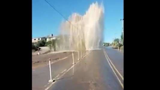 Una fuente en plena ruta