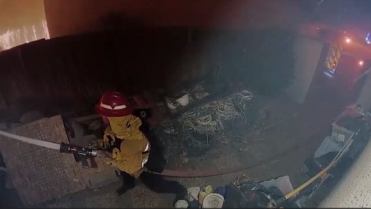 Combate cuerpo a cuerpo contra las llamas