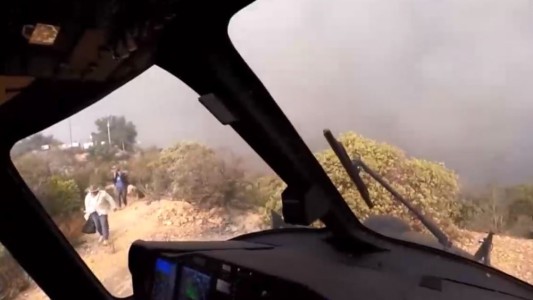 Rescate en medio de las llamas