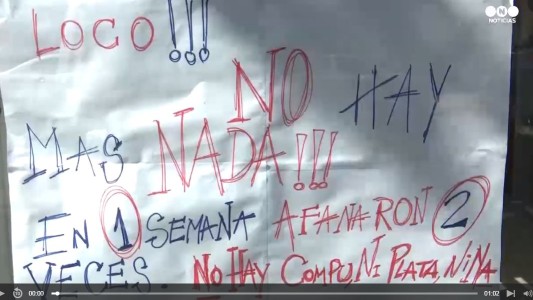 Mensaje para los ladrones