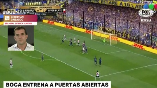 Boca entrena a puertas abiertas