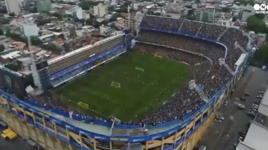 Superfinal: el Bombonerazo visto con el drone de Telefe Noticias