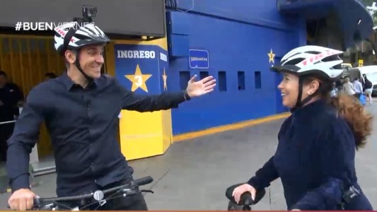 #APedalear con Sandra Mihanovich por La Boca