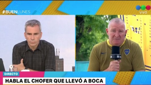 El dramático relato del chofer del micro de Boca