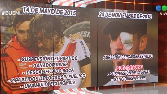 Boca pide los puntos: tres años atrás los pedía River