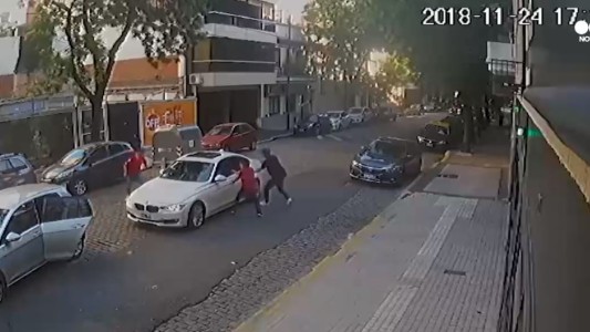 Video: violento intento de robo en Caballito