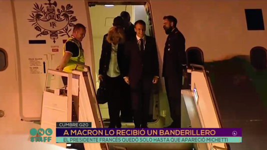 G20: llegó Macron y Michetti habló en "franceñol"