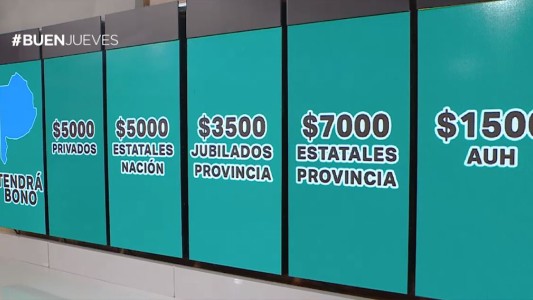 Vidal pagará un bono de $ 7.000 a los estatales bonaerenses y de $ 3.500 a los jubilados