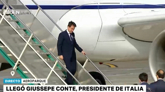 Llegó Giuseppe Conte, el presidente italiano